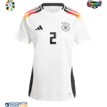 Ženski Nogometni dresi Nemčija Antonio Rudiger #2 Domači EP 2024 Kratek Rokav